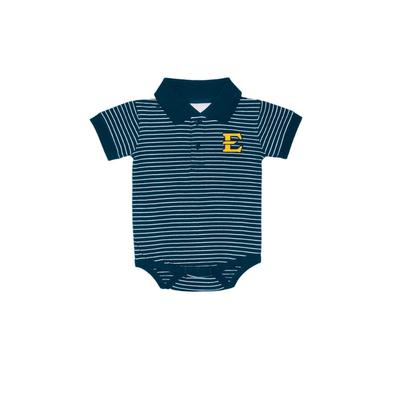 ETSU Infant Striped Polo Onesie