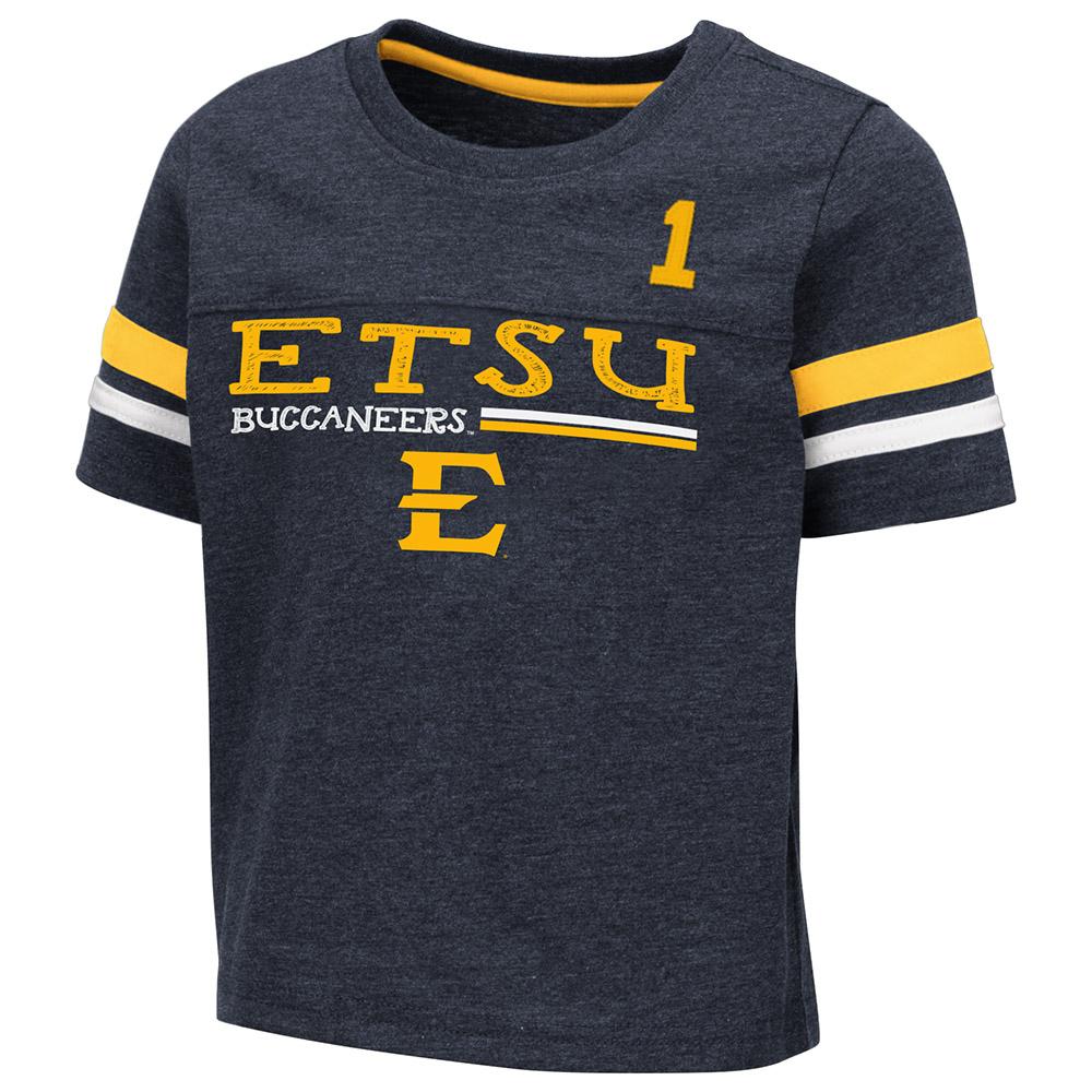 Etsu Toddler Colosseum Football Stripe Tee