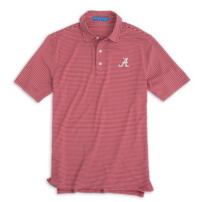 Alabama Southern Tide Gameday Striped Polo