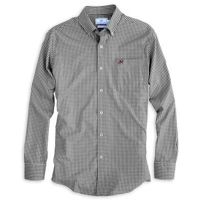 Georgia Southern Tide Gingham Woven Shirt
