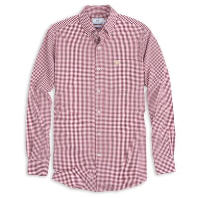 Florida State Southern Tide Gingham Woven Shirt