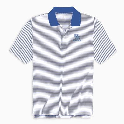 Kentucky Southern Tide Gameday Pique Stripe Polo