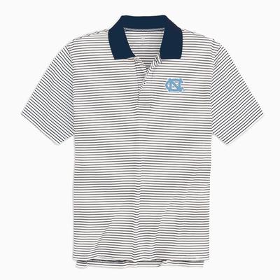 UNC Southern Tide Gameday Pique Stripe Polo