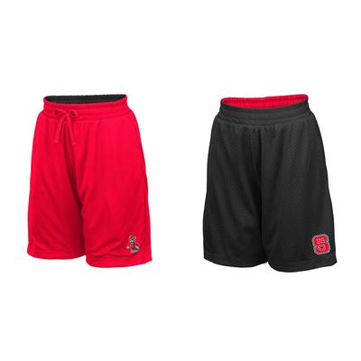 NC State Youth Colosseum Reversible Mesh Shorts