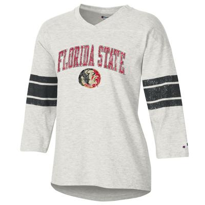 Florida State Women's Rochester Slub Football Tee Shirt