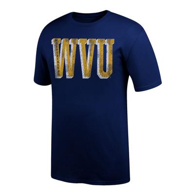 West Virginia Giant Distressed WVU Tee Shirt