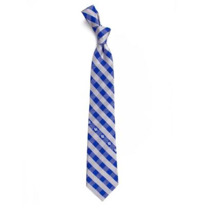 Kentucky Woven Polyester Checkered Tie