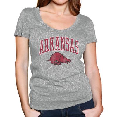 Arkansas Retro Brand Megan V-Neck T-Shirt