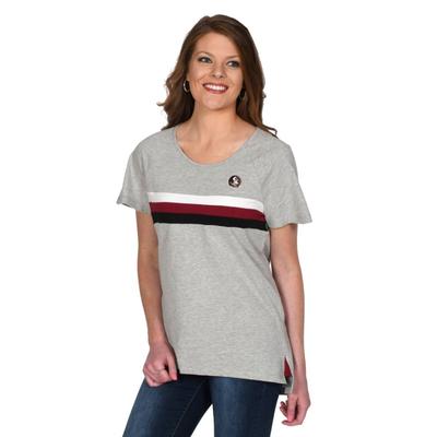 Florida State University Girl Grey Trim Tee