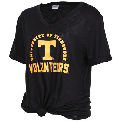 Tennessee Dodge Knotted V-Neck Tee