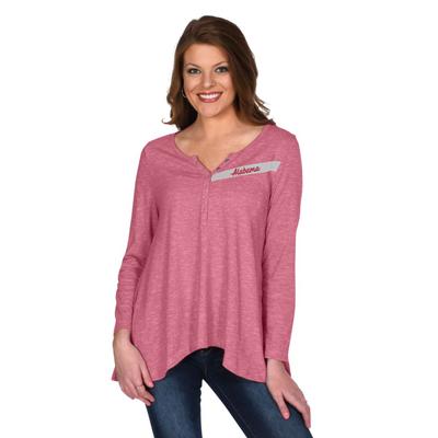 Alabama University Girls Cozy Henley Top