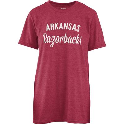 Arkansas Women's Pressbox Trudy Melange Tee