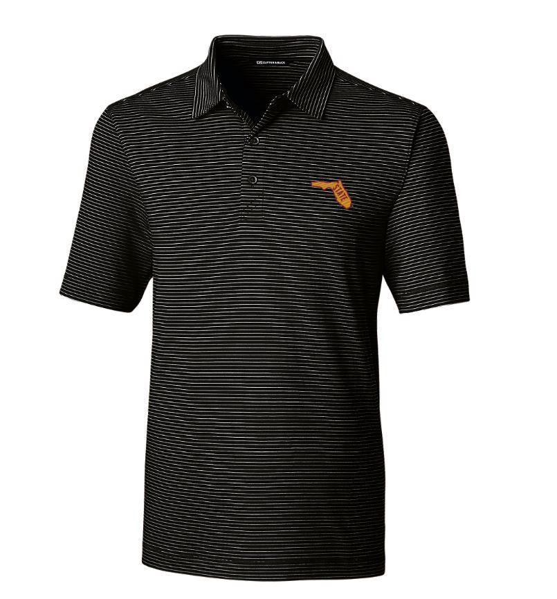 Florida State Cutter & Buck Forge Pencil Stripe Vault Polo