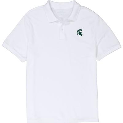 Michigan State Vineyard Vines Stretch Pique Polo
