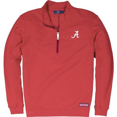 Alabama Vineyard Vines Shep 1/2 Zip Pullover