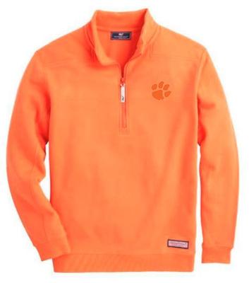 Clemson Vineyard Vines Shep 1/2 Zip Pullover