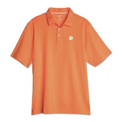 Clemson Johnnie-O Men's Pinstripe Albatross Polo