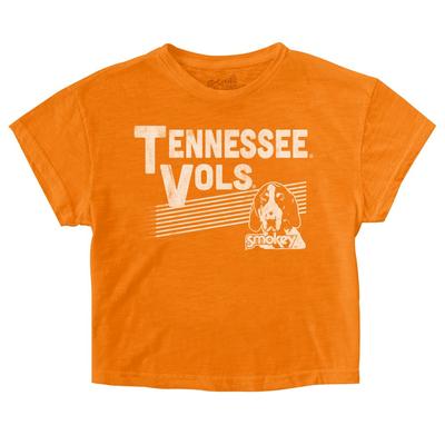 Tennessee Retro Brand Youth Crop Tee