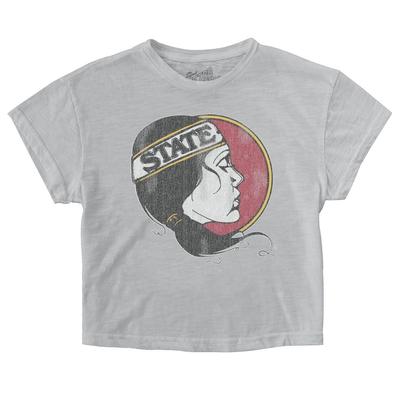 Florida State Retro Brand Youth Crop Tee