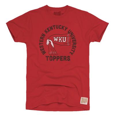 Western Kentucky Retro Brand Youth Rally Towel Tee