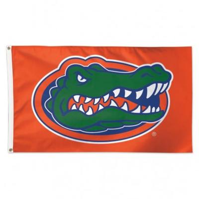 Florida 3' X 5' Orange Gator Logo House Flag