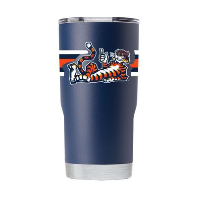 Auburn Gametime Vault Original Aubie Stripe 20oz Tumbler w Lid