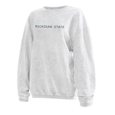 Michigan State Chicka-D Women's Embroidered Corded Sweatshirt