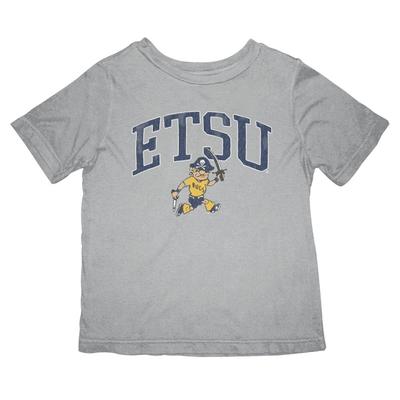 ETSU Retro Brand Toddler Arch with Bucky Tee Shirt