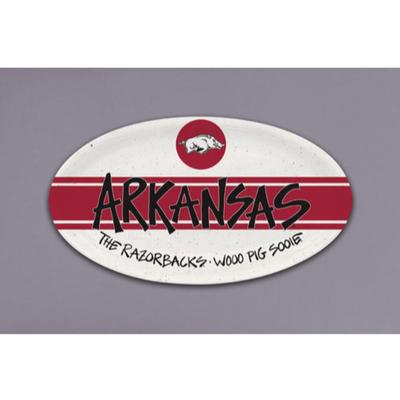 Arkansas Magnolia Lane Melamine Oval Tray