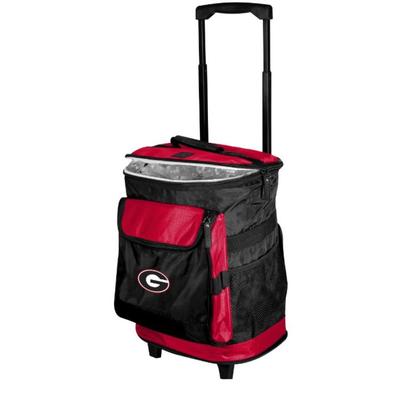 Georgia Logo Brands Rolling Cooler