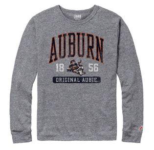 Auburn League Original Aubie Arch Vault Tri-Blend LS Tee Shirt
