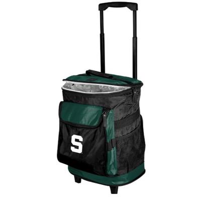 Michigan State Logo Brands Rolling Cooler