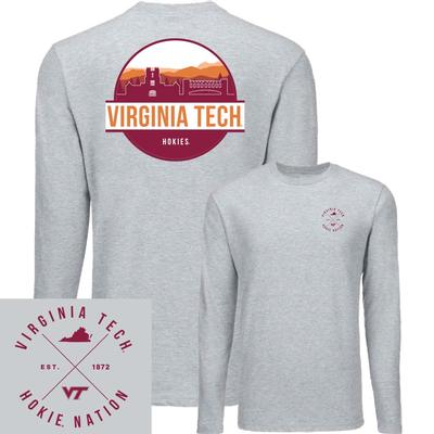 Virginia Tech Uscape Campus Vibes L/S T-Shirt