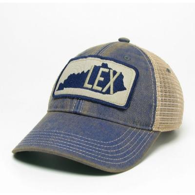 Kentucky Legacy Lex State Patch Adjustable Trucker Hat