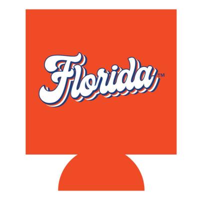 Florida Retro Script Can Cooler
