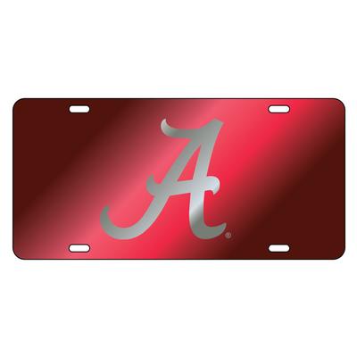 UNIVERSITY OF ALABAMA METAL LICENSE PLATE ROLL TIDE SIGN CRIMSON BAMA NEW L600 