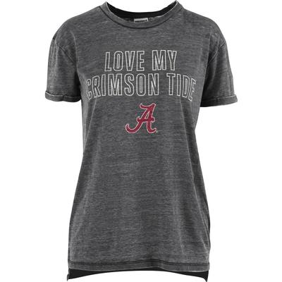 Alabama Pressbox Women's Love Lines Tee Shirt