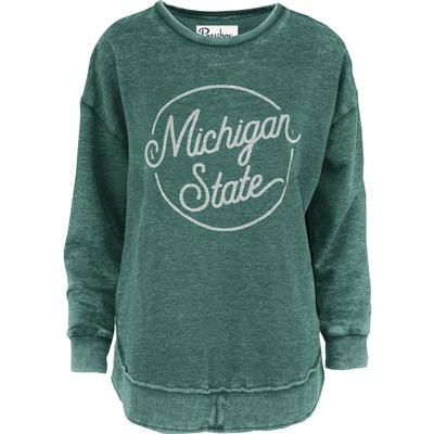 Michigan State Pressbox Roxy Vintage Wash Fleece