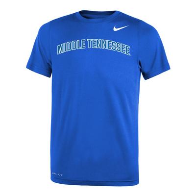MTSU Nike Youth Legend 2.0 Dri-FIT Short Sleeve Tee