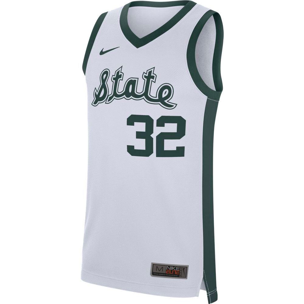 michigan state nike basketball jersey
