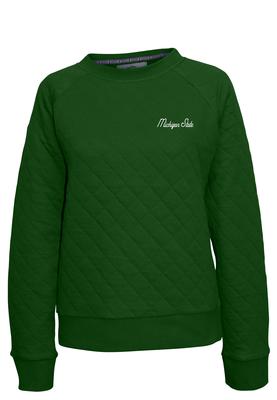 Michigan State Summit Women's Quilted Crew
