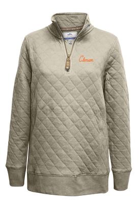 Clemson Summit Women's Quilted 1/4 Zip
