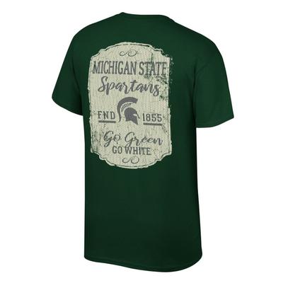Michigan State Women's Plaque and Logo Tee Shirt