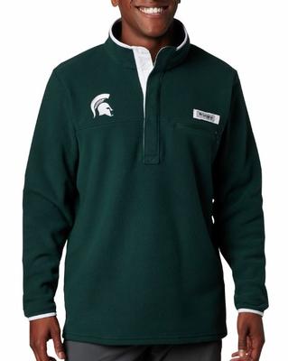 Michigan State Columbia Harborside Fleece Pullover - Big Sizing