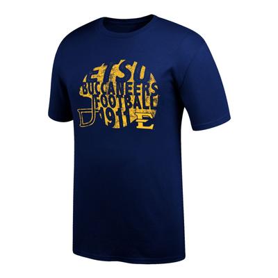 ETSU Women's Football Helmet Tee Shirt
