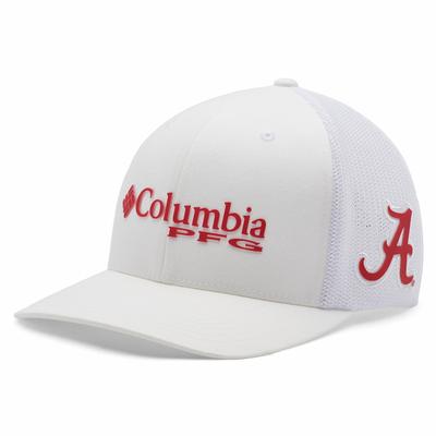 Alabama Columbia PFG Mesh Flex Fit Hat