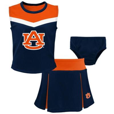 Auburn Toddler Spirit 2 Piece Cheerleader Set