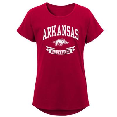 Arkansas Youth Team Spirit S/S Dolman Tee