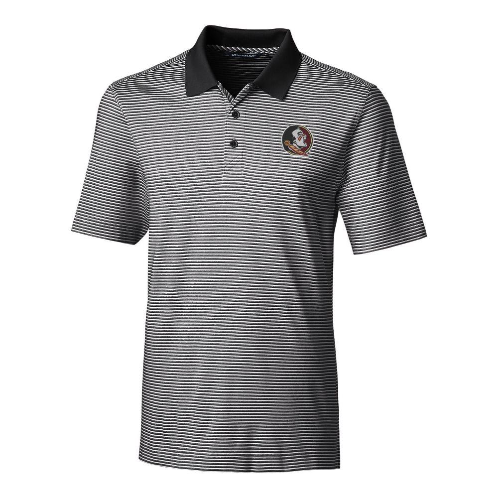 Florida State Cutter & Buck Big And Tall Forge Stripe Polo *** Custom Order ***