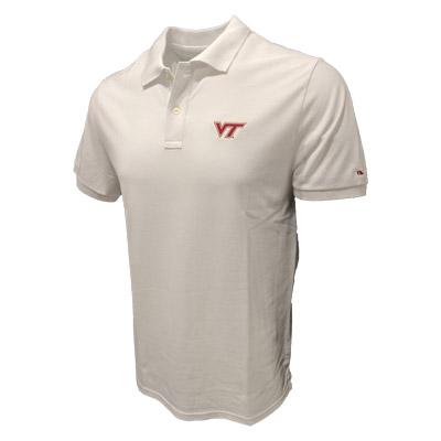 Virginia Tech Vineyard Vines Stretch Pique Polo